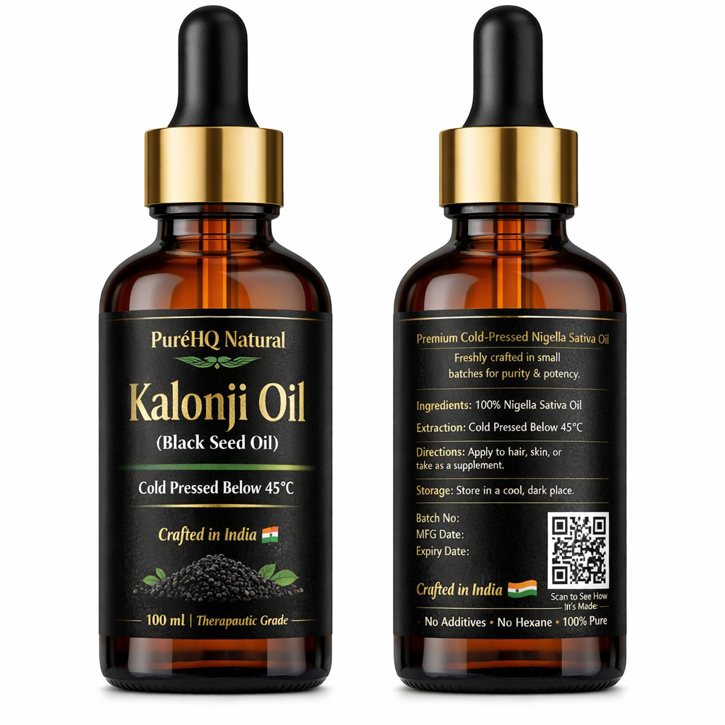 PureHQ Premium Black Seed Oil (Kalonji) – 100ml