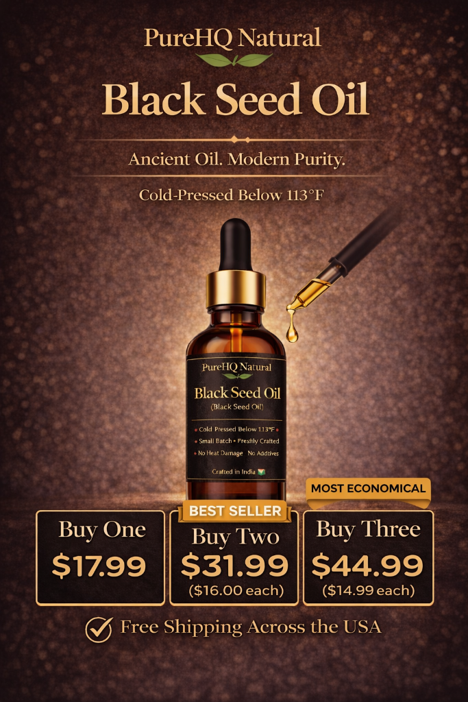 PureHQ Premium Black Seed Oil (Kalonji) – 100ml